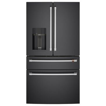 Cafe 22.3 Cu. Ft. 4-Door French Door Refrigerator in Matte Black, , large
