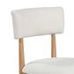 Ashley Sawdyn Dining Chair Set of 2 in White and Light Brown, , large