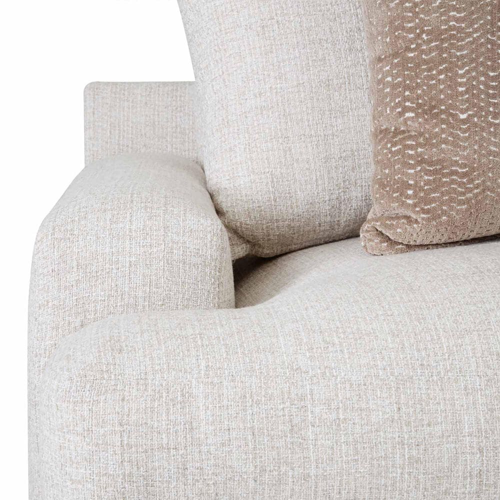 Moore Furniture Jude Stationary Left Arm Facing Loveseat in Natural, , large