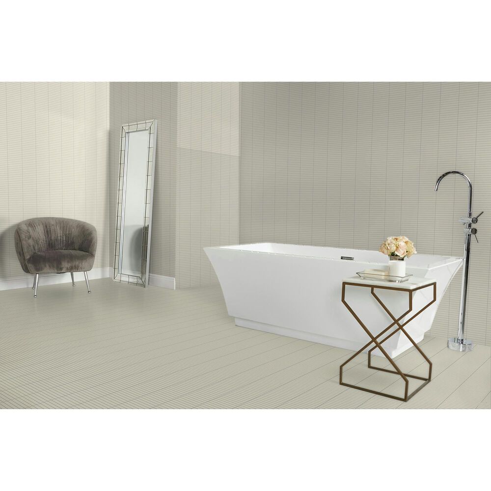 Dal-Tile Color Wheel Matte Biscuit 12&#39;&#39; X 10&#39;&#39; Ceramic Mosaic Sheet, , large
