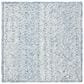 Safavieh Micro-Loop MLP526N 7" Square Navy and Ivory Area Rug, , large