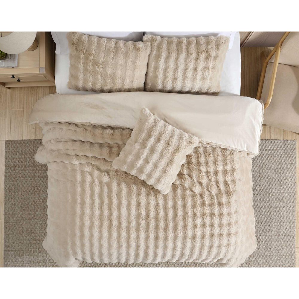 Hallmart Collectibles Bubble 20&quot; x 20&quot; Square Throw Pillow in Tan, , large