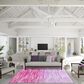 Dalyn Rug Company Seabreeze Striped 10" x 14" Blush Area Rug, , large