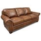 USA Premium Leather Leather Sofa in Almond, , large