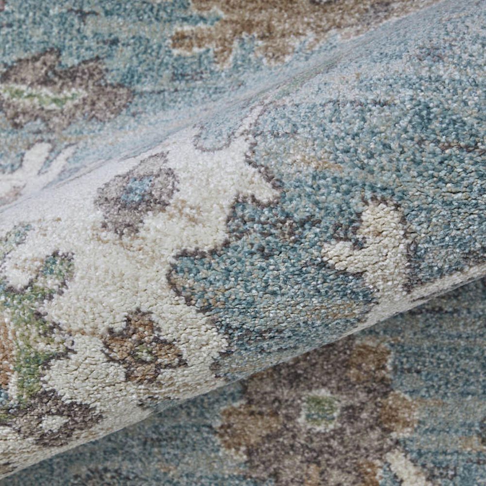 Feizy Dartmouth 39QNF 10&#39; x 12&#39;8&quot; Blue and Multicolor Area Rug, , large