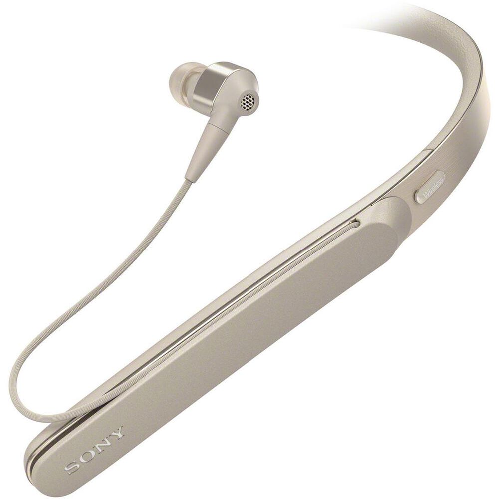 Sony Around-Neck Wireless In-Ear Noise Cancelling Headphones - Gold, , large