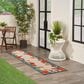 Nourison Aloha ALH33 2"3" x 8" Ivory and Multicolor Indoor/Outdoor Runner, , large