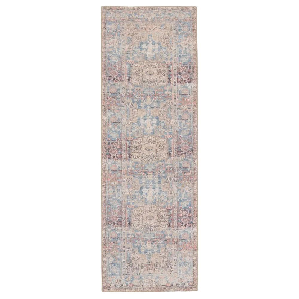 Jaipur Kindred Geonna 2"6" x 7"6" Frozen Dew Runner, , large