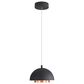 Golden Lighting Solsken 7" 1-Light Pendant in Sand Black, , large