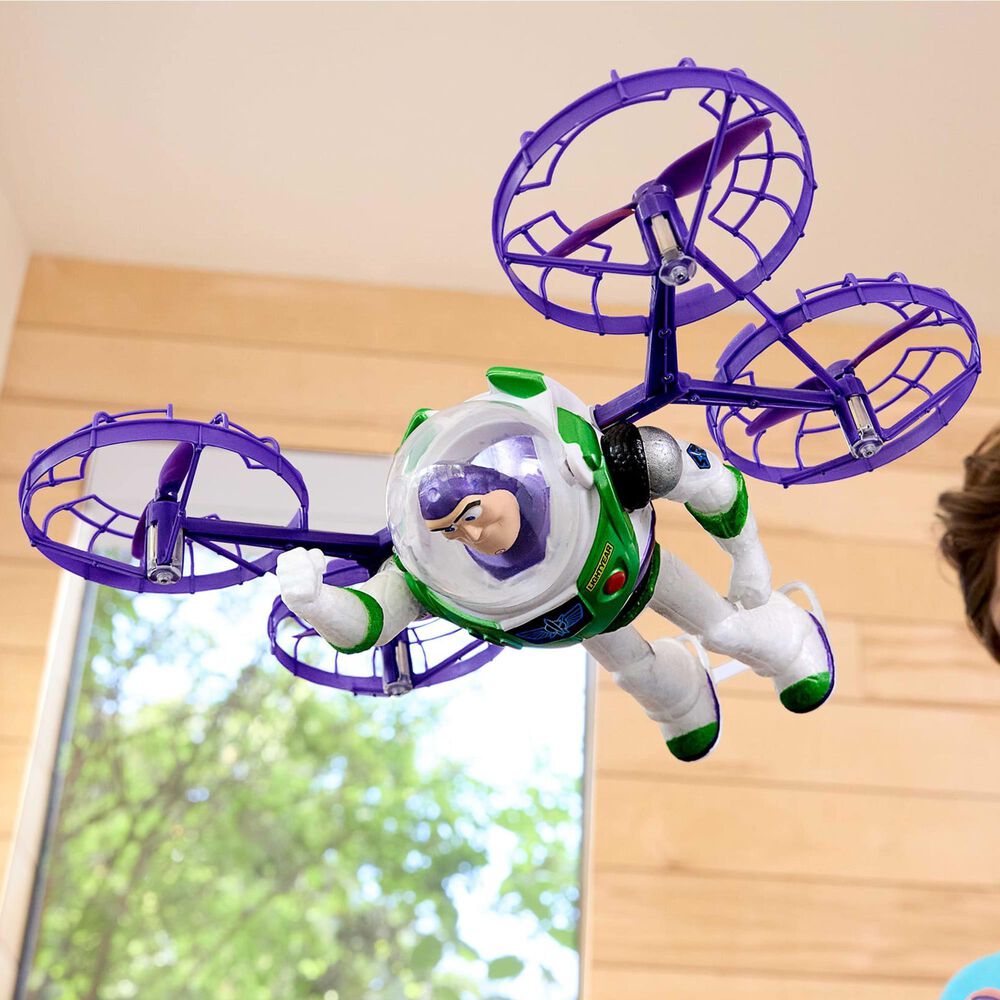 Pixar Flying RC Hi-Tech Edition Buzz Lightyear Action Figure, , large