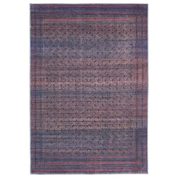 Feizy Rugs Voss 2"7" x 8" Charcoal and Multicolor Runner, , large