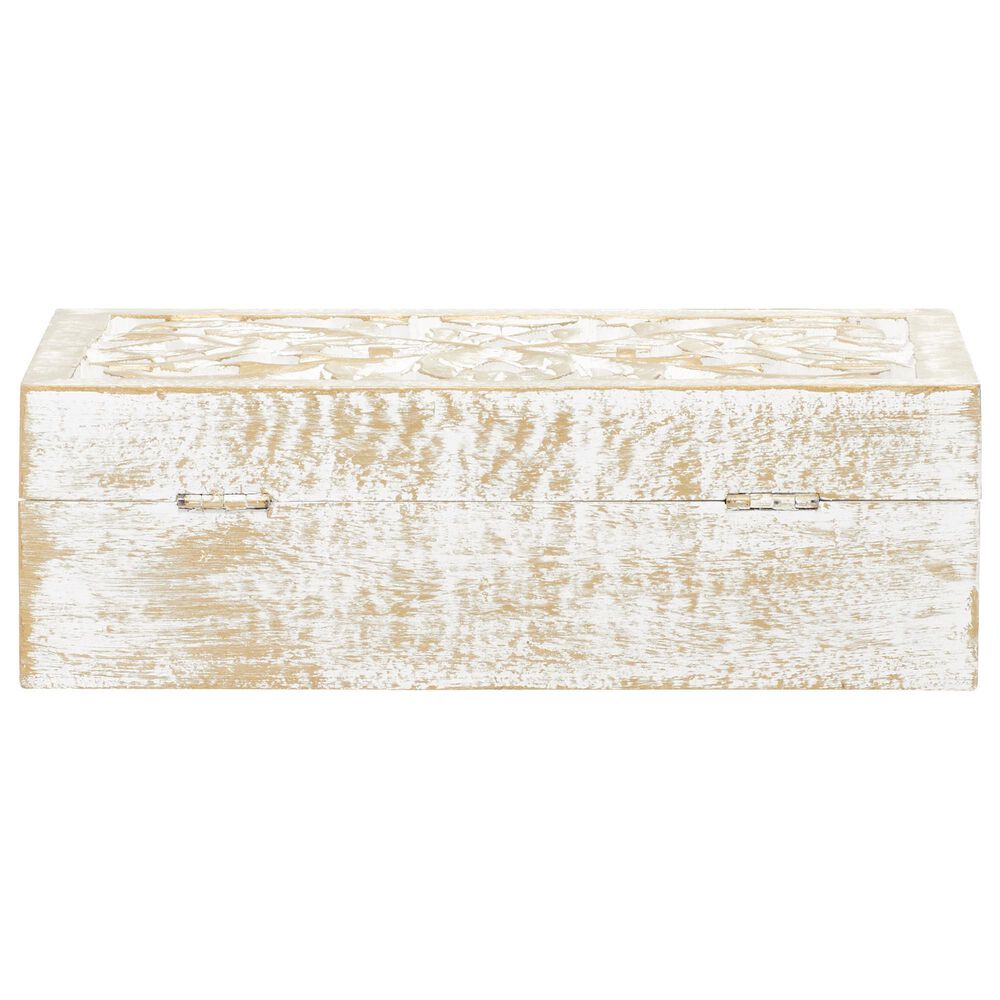 Maple and Jade Coastal Box in White and Brown &#40;Set of 3&#41;, , large