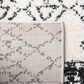 Safavieh Tulum TUL229B 12" x 15" Ivory and Black Area Rug, , large