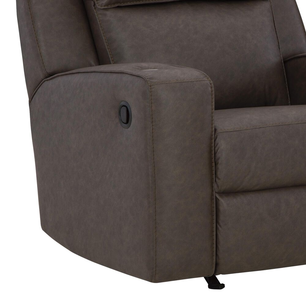 Ashley Lavenhorne 3-Piece Manual Reclining Living Room Set in Umber, , large