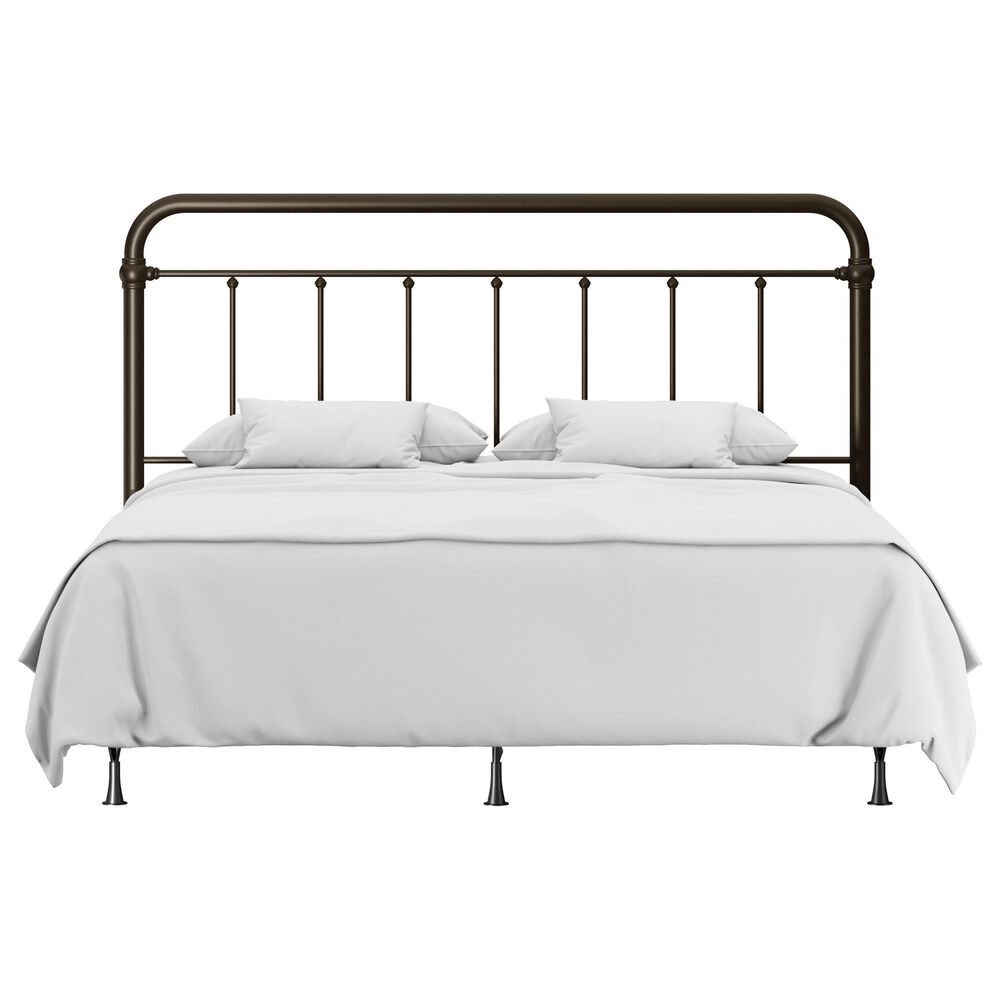 Richlands Furniture Kirkland King Slat Metal Bed in Dark Bronze, , large