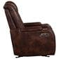 New Heritage Design Chester Power Glider Recliner in Brown, , large