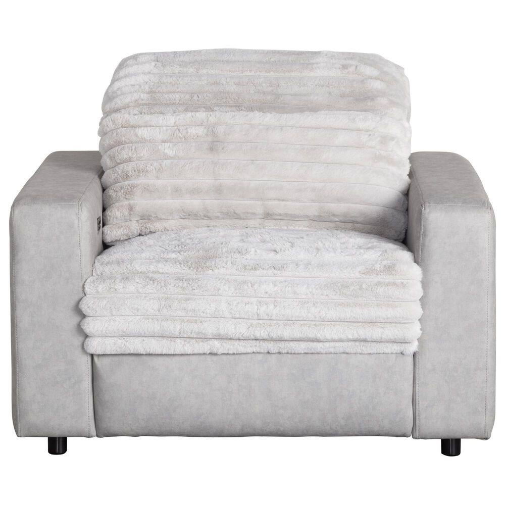 Fan Creek Power Recliner in Gray, , large