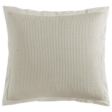 HiEnd Accents Waffle Euro Sham in Light Tan, , large
