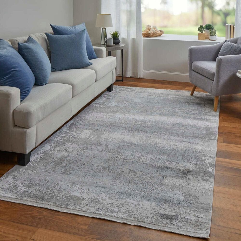 Feizy Cadiz Light Gray 11&#39;6&quot; x 14&#39;6&quot; Area Rug, , large