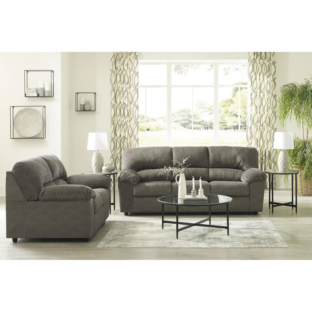 Ashley Norlou Stationary Sofa in Flannel, , large