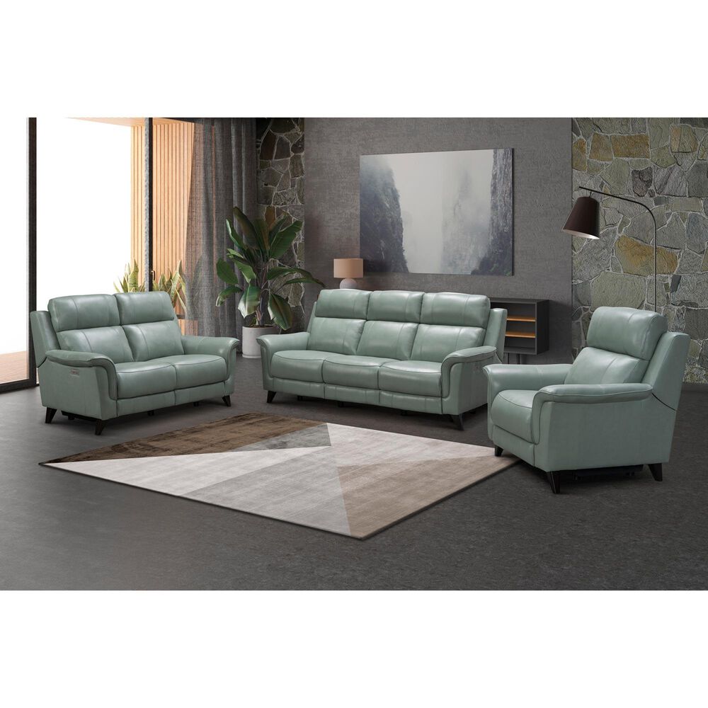 Barcalounger Kester Power Loveseat in Lorenzo Mint, , large