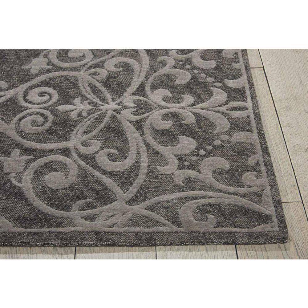 Nourison Damask DAS01 5&#39; x 7&#39; Grey Area Rug, , large