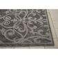 Nourison Damask DAS01 5" x 7" Grey Area Rug, , large