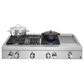 JennAir Noir 48" Gas Rangetop with Griddle and Grill in Stainless Steel, , large
