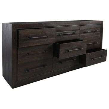 Classic Home Magdalena 9-Drawer Dresser in Brown, , large