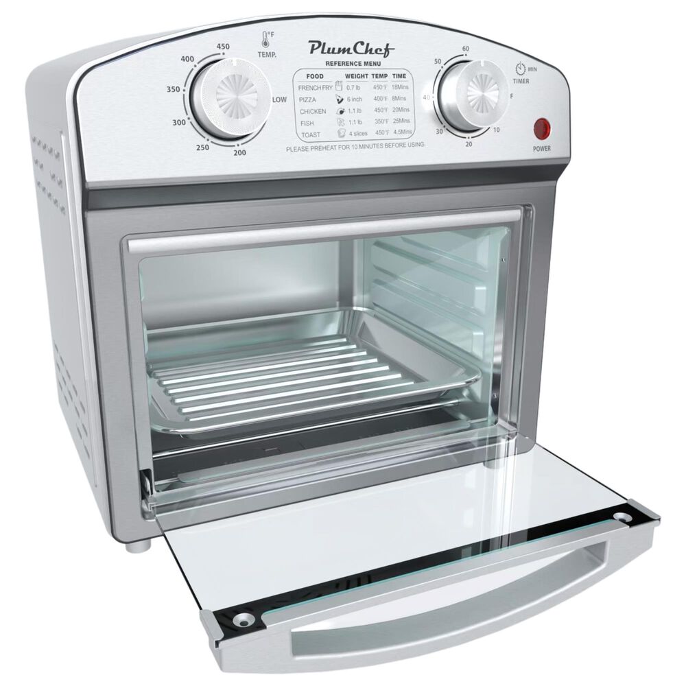 HOMLUX 12.5 Qt 7-In-1 Convection Toaster Oven in Silver, , large