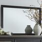 Millenium Foyland Bedroom Mirror in Brushed Black and Dusty Grayish Brown, , large
