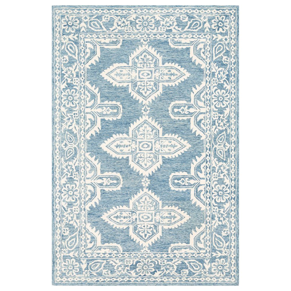 Surya Granada GND-2300 2" x 3" Pale Blue, Beige and Sky Blue Scatter Rug, , large