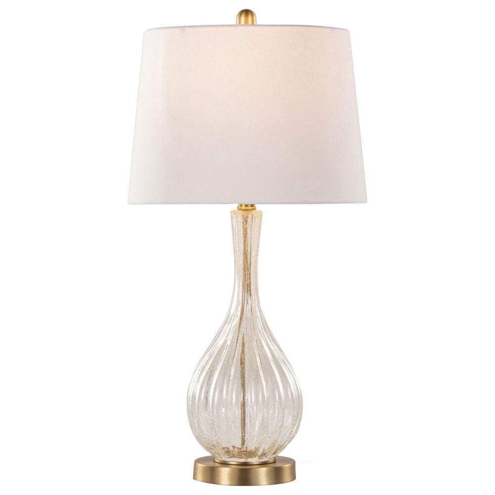 Hearth and Haven Jenny Table Lamp in Clear Crackle and Gold (Set of 2), , large