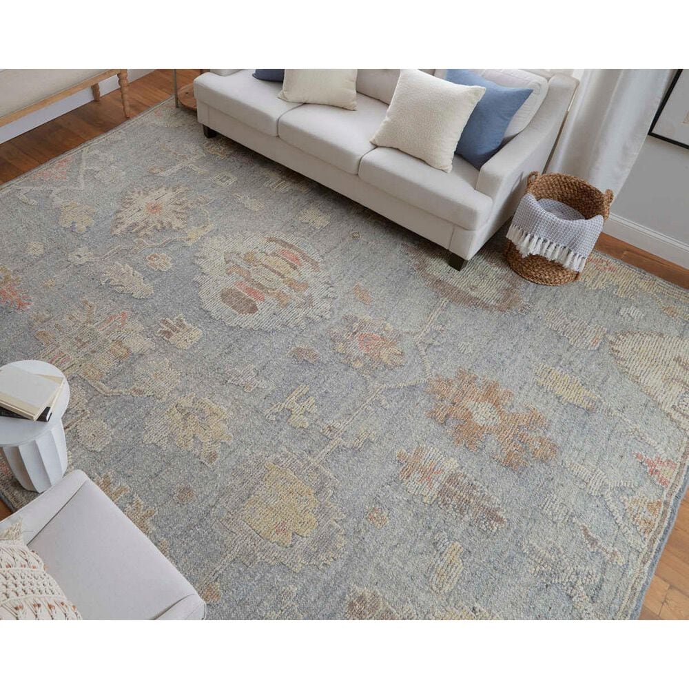 Feizy Grafton 8&#39;6&quot; x 11&#39;6&quot; Blue and Gray Area Rug, , large