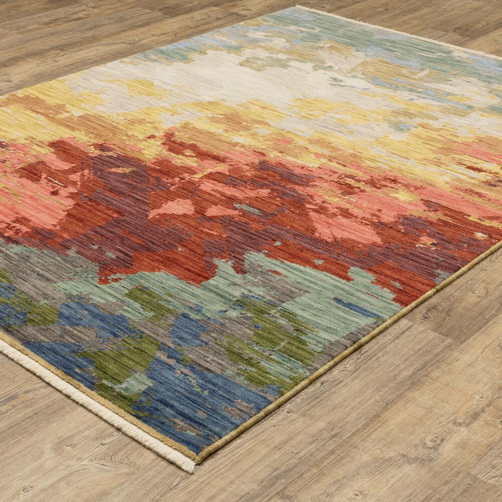 Oriental Weavers Soleri 3&#39;3&quot; x 5&#39; Beige and Multicolor Area Rug, , large