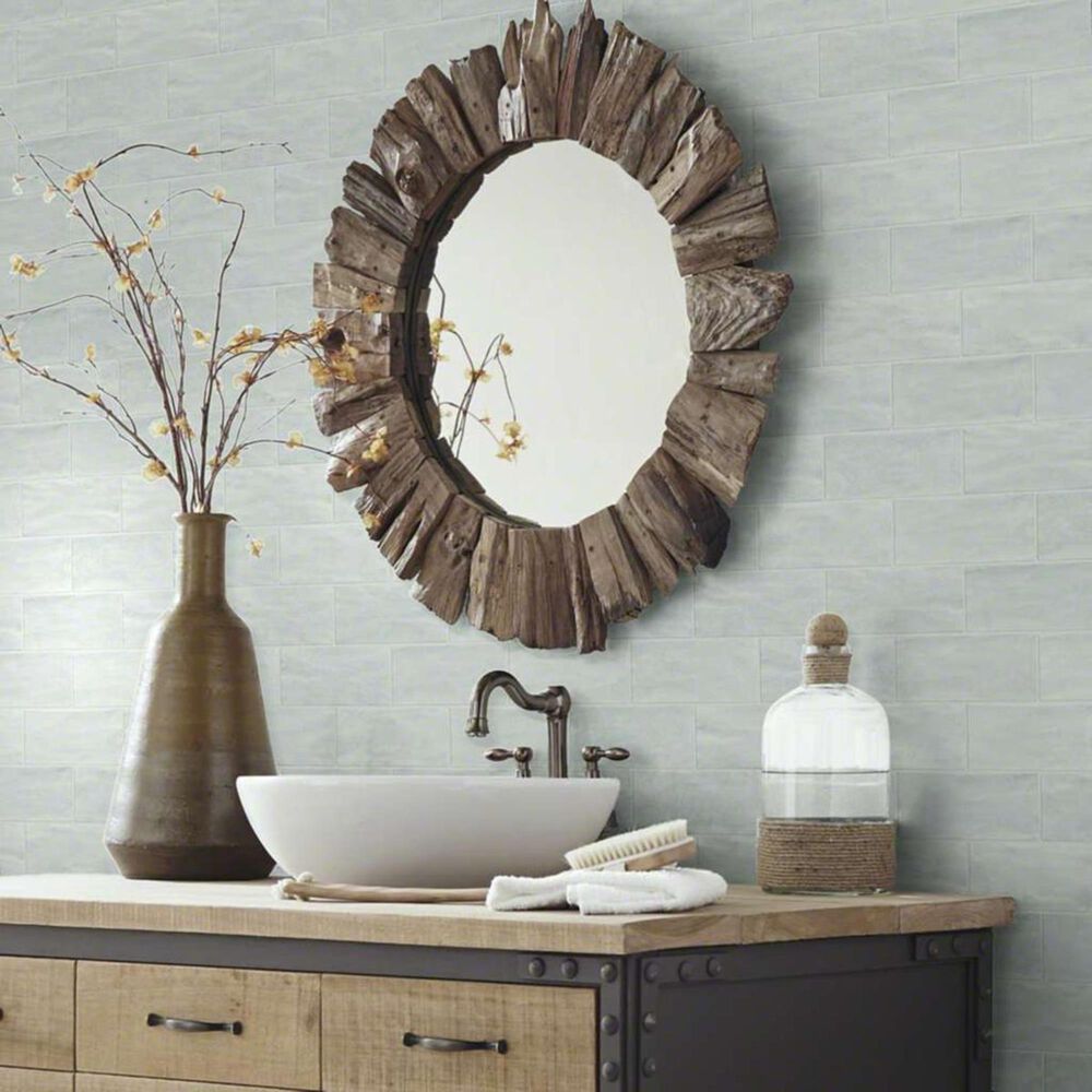 Shaw Geoscape Bone 3&quot; x 6&quot; Ceramic Wall Tile, , large