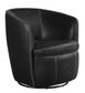 Mayberry Hill Vito Swivel Chair in Black, , large