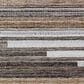 Surya Azalea Black, Taupe, White and Brown 12" x 15" Area Rug, , large