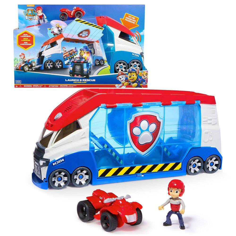PAW Patrol Transforming Paw Patroller Vehicle in Multicolor, , large