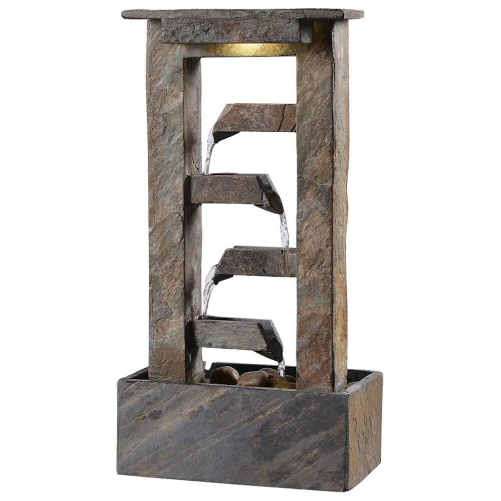 Kenroy Channel Table Fountain in Slate, , large