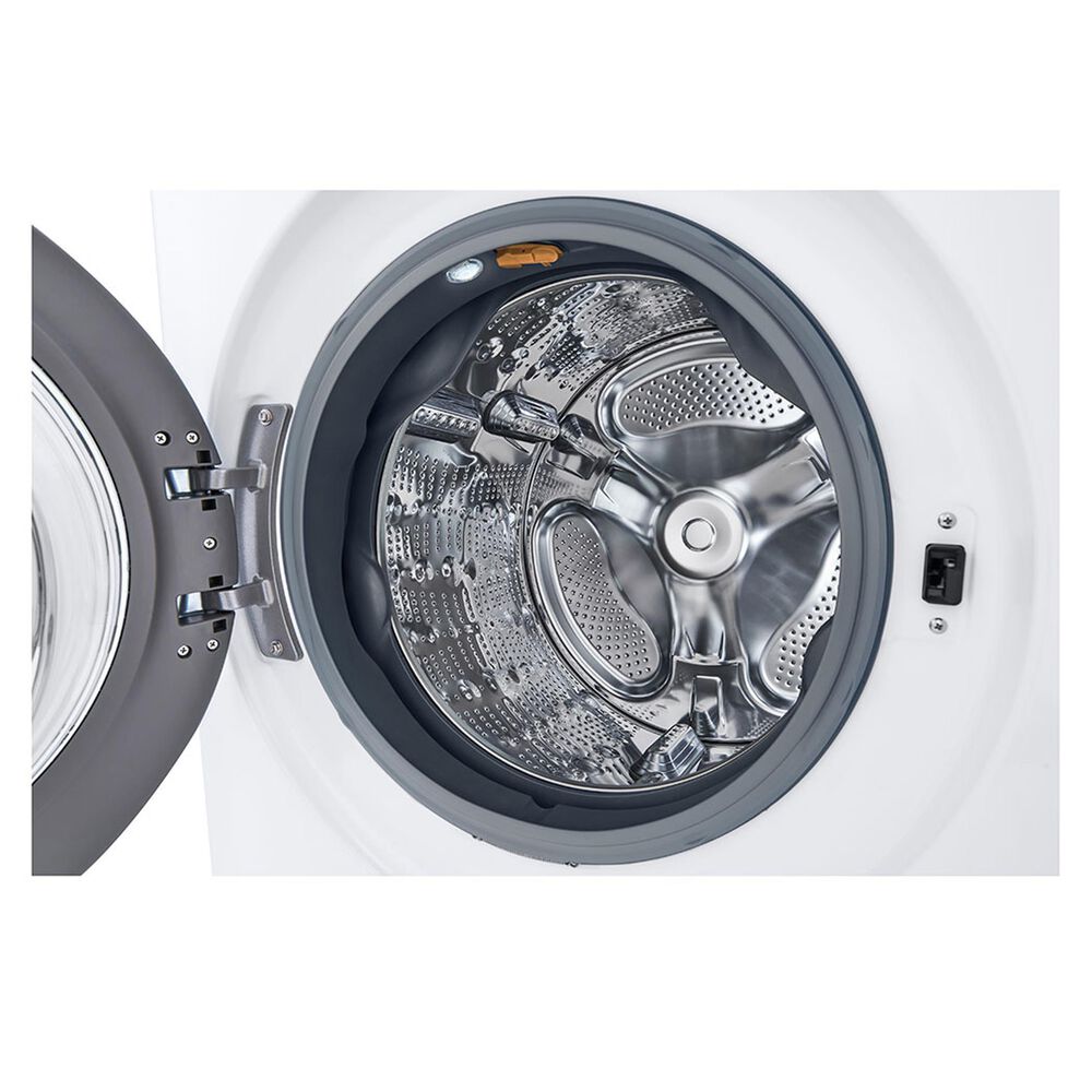 LG 5.0 Cu. Ft. Front Load Washer with TurboWash 360 in White, , large