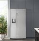 GE Profile 25.3 Cu. Ft. Side-by-Side Refrigerator in Fingerprint Resistant Stainless Steel, , large