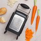 Microplane 4-Sided Box Grater in Black and Stainless Steel, , large