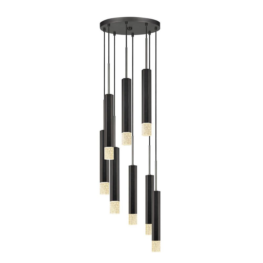 Cal Lighting Troy 8 Light Chandelier in Gun Metal, , large