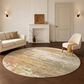 Dalyn Rug Company Lumara Khaki 8" Round Indoor/Outdoor Area Rug, , large