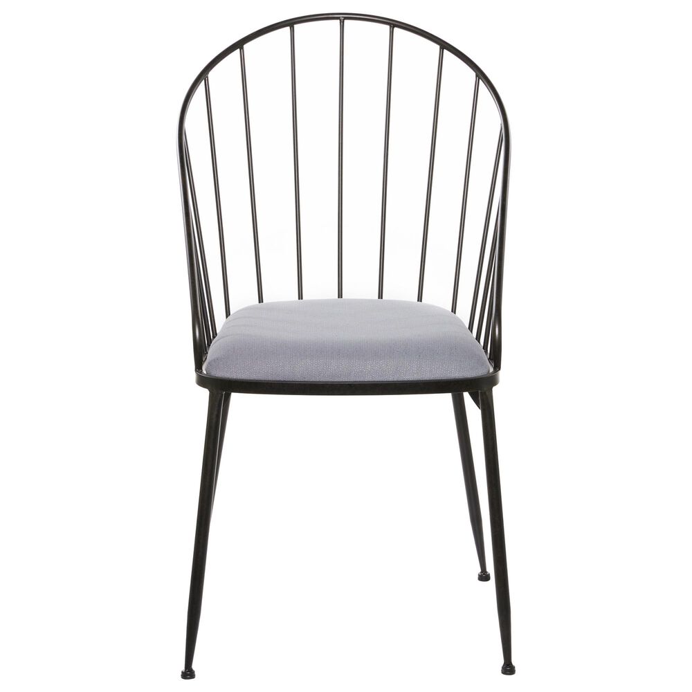 Maple and Jade Arm Chair in Black, , large