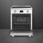 SMEG Professional 24" Induction Electric Range in Matte White, , large