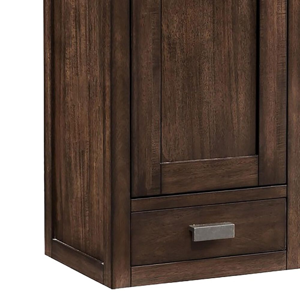 James Martin Vanities Addison 12" Petite Right Tower Hutch in Mid Century Acacia, , large