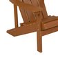 Flash Furniture Charlestown Adirondack Chair in Brown, , large