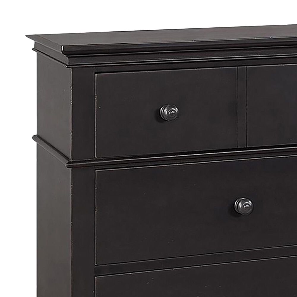 Riva Ridge Oxford 4-Piece King Storage Bedroom Set in Rubbed Black, , large